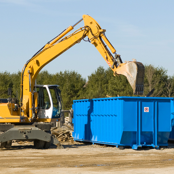 how many times can i have a residential dumpster rental emptied in Claremont South Dakota